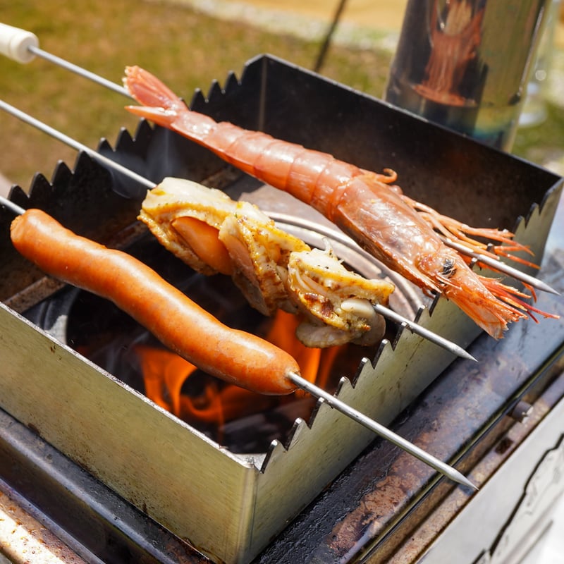 香炉 けやき台付 重量感あり 重いです MAKIng STOVE』専用串焼き台 | 雲鶴堂 STORE