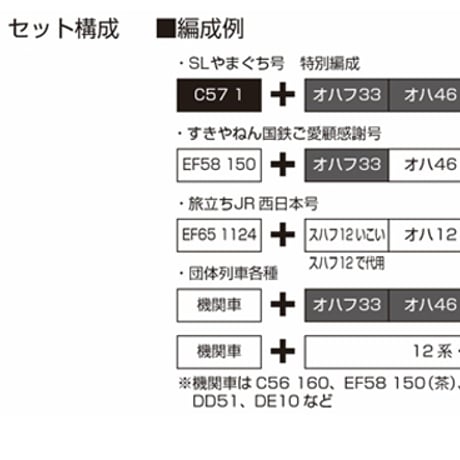 KATO 10-1893  JR西日本 マイテ49 + 旧形客車