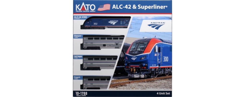 KATO 10-1788 アムトラック ALC-42&スーパーライナー 4両セット | 雲鶴