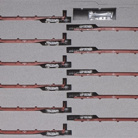KATO 10-1317 コキ50000(グレー台車)コンテナ無積載 11両セット