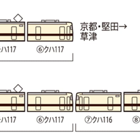 TOMIX 98745 国鉄 117-100系近郊電車(新快速)セット