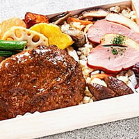 お手軽弁当　ハンバーグ