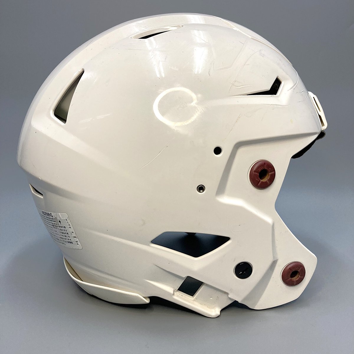 アメフト ヘルメット 中古 部品】Riddell SpeedFlex B品 Lサイズ ホワイ
