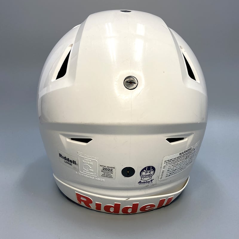 アメフト ヘルメット 中古 部品】Riddell SpeedFlex B品 Lサイズ ホワイ