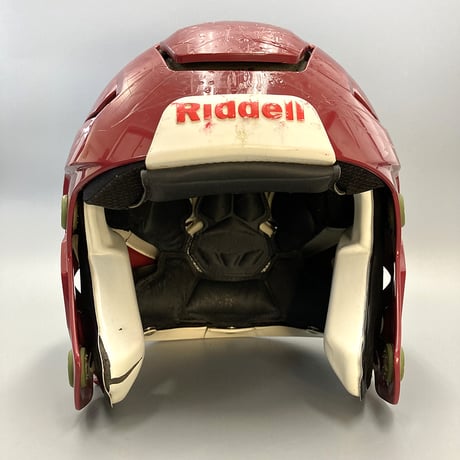【アメフト ヘルメット 中古 部品】Riddell SpeedFlex C品 Sサイズ レッド（シェル＆パッド）