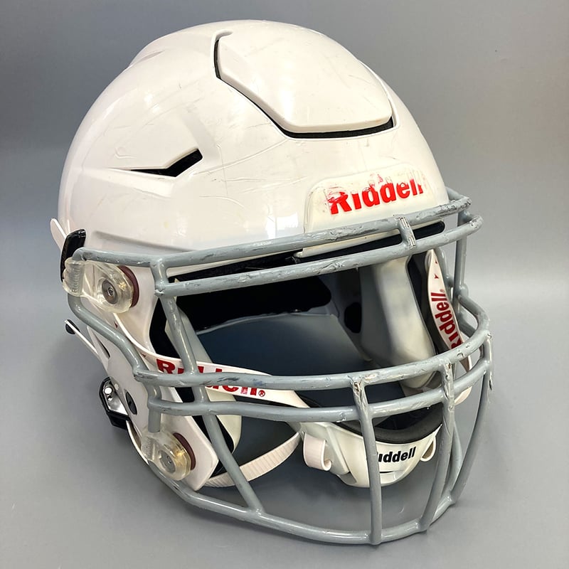Riddell アメリカンフットボール ヘルメット ホワイトLサイズパット