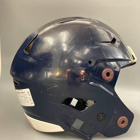 【アメフト ヘルメット 中古 部品】Riddell SpeedFlex B品 Mサイズ ネイビー（シェル＆パッド）