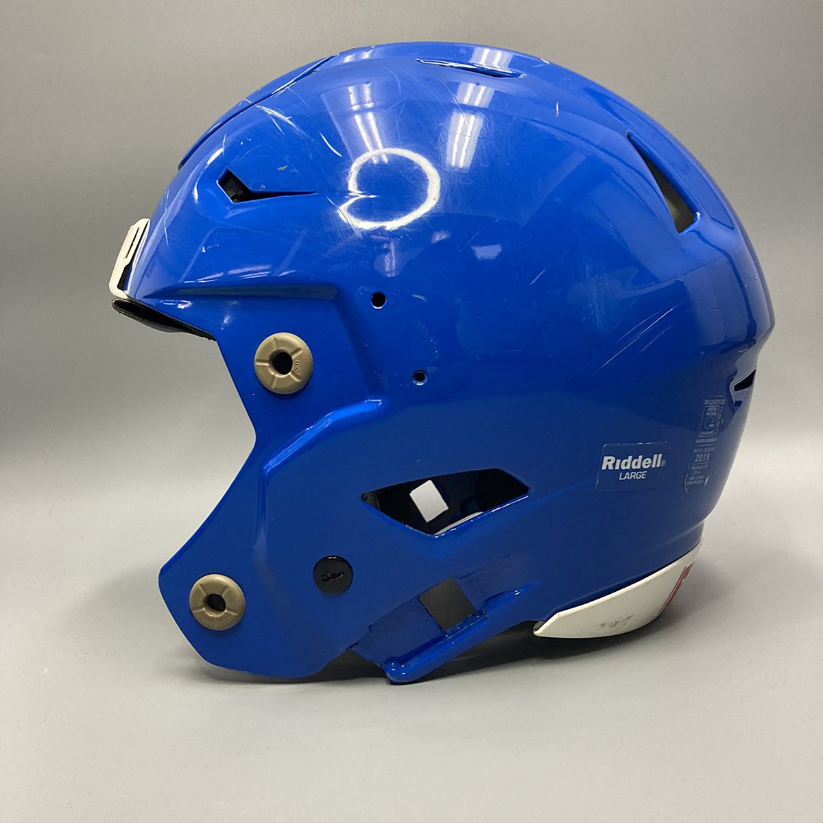 アメフト ヘルメット 中古 部品】Riddell SpeedFlex B品 Lサイズ ブルー