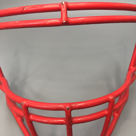 【アメフト ヘルメット 中古 部品】Riddell SpeedFlex B品 レッド（フェイスガード）