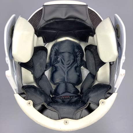 【アメフト ヘルメット 中古 部品】Riddell SpeedFlex A品 Sサイズ ホワイト（シェル＆パッド）