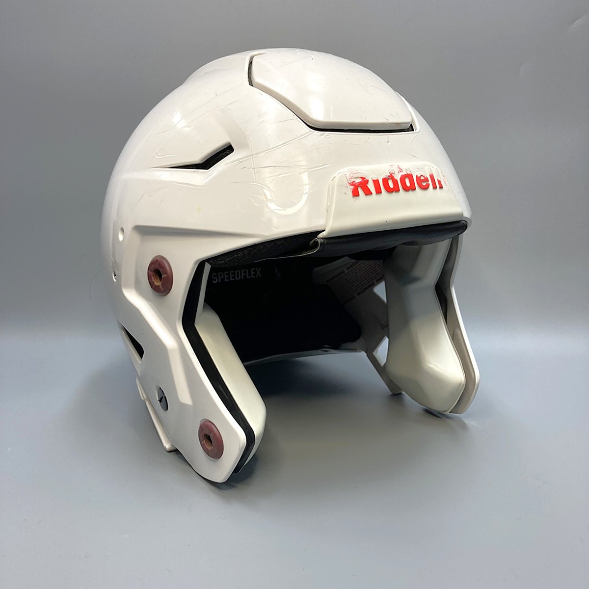 アメフト ヘルメット 中古 部品】Riddell SpeedFlex B品 Lサイズ ホワイ