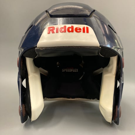 【アメフト ヘルメット 中古 部品】Riddell SpeedFlex B品 Mサイズ ネイビー（シェル＆パッド）
