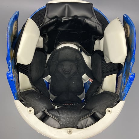 【アメフト ヘルメット 中古 部品】Riddell SpeedFlex B品 Lサイズ ブルー（シェル＆パッド）