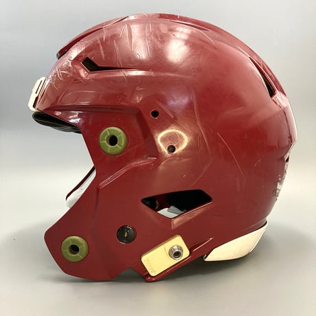 【アメフト ヘルメット 中古 部品】Riddell SpeedFlex C品 Sサイズ レッド（シェル＆パッド）