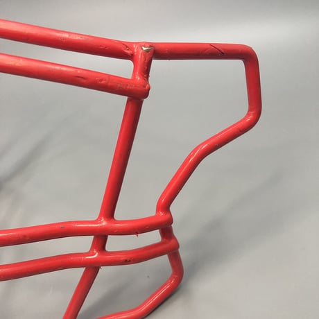 【アメフト ヘルメット 中古 部品】Riddell SpeedFlex B品 レッド（フェイスガード）