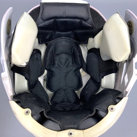 【アメフト ヘルメット 中古 部品】Riddell SpeedFlex B品 Sサイズ ホワイト（シェル＆パッド）