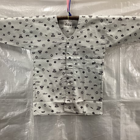135 限定柄　鯉口シャツ
