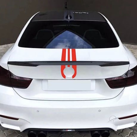 BMW ボンネット＆リア レーシングステッカー 赤 1/2/3/4シリーズ対応 M3 M5 M6 E46 E90 F30 F10 F15 F16 汎用 外装デカール