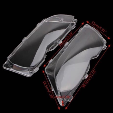 BMW 3シリーズ E46 ヘッドライトカバー 320i/325i/325xi/330i/330xi [2001-2006] シェル クリアレンズ 黄ばみにも♪純正交換 簡単装着