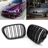 国内出荷▼ BMW 5シリーズ E39[1996-2003] 525/528 グロスブラック グリル キドニーグリル フロントグリル 純正交換 バンパー 簡単装着