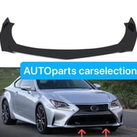 ピアノブラック/レクサス RC専用設計 フロント リップスポイラー フロントバンパー LEXUS RC200/RC250/RC350 Fスポーツ バージョンL エアロ カスタム