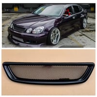 TOYOTA アリスト/レクサス GS フロントグリル メッシュタイプ ラジエーターグリル JZS160 JZS161 GS300 GS400 GS430 TRD風 1997-2005 【送料無料】
