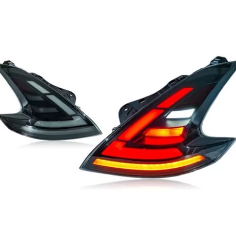 【カラー選択可能】日産 フェアレディZ Z34 370Z LEDシーケンシャルテールライト 左右セット 流れるテールランプ スモーク/クリア ISO9001認定