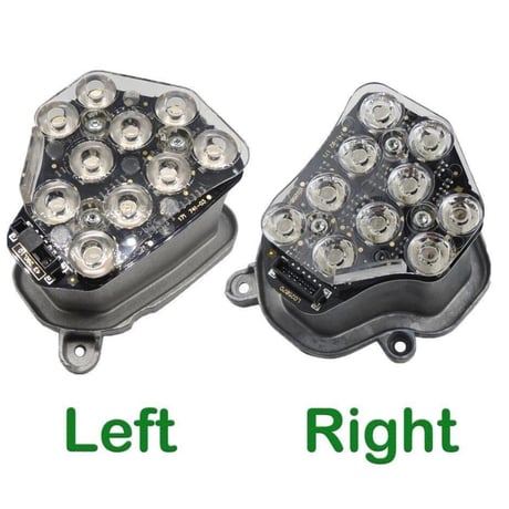 [左右セット] BMW ヘッドライト LED ウインカーモジュール F10/F11 前期 ウィンカー 国内在庫◎新品◎純正交換品◎【返品保証】【送料無料】63117271901/63117271902