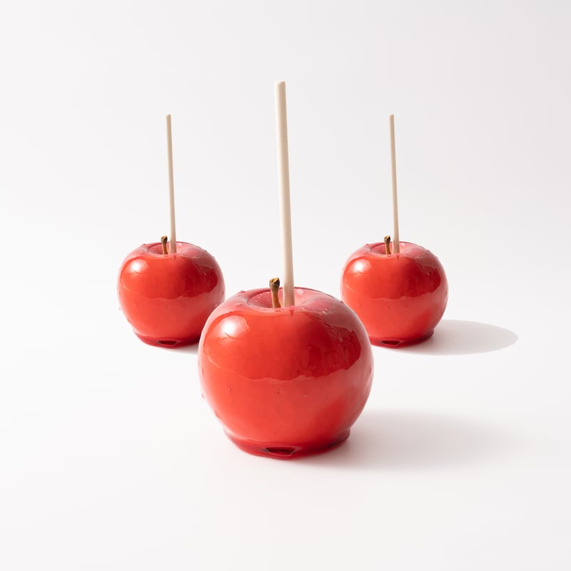 りんご飴様 パリッとジューシーな本格りんご飴【プレーン3個セット】 | amenone