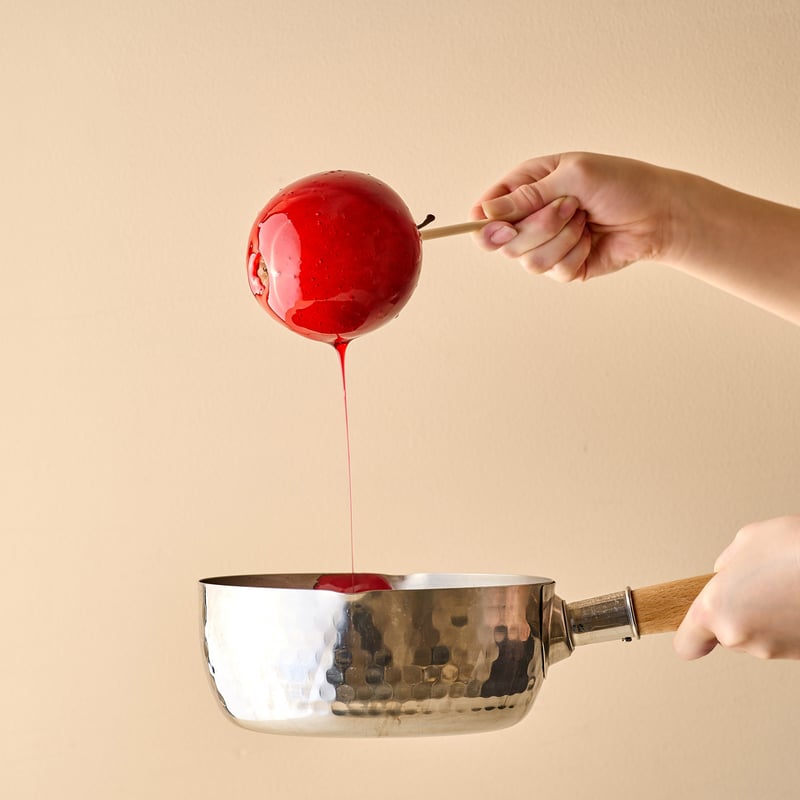 パリッとジューシーな本格りんご飴【プレーン3個セット】 | amenone