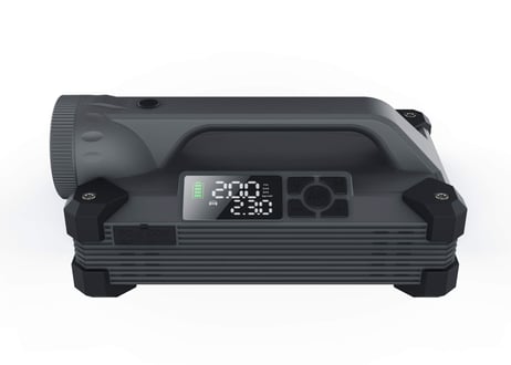 e-ジャンプスターター/e-Jump Starter M6タイプ 一台5役の多機能多目的、超安全、超コンパクト、頑丈でポータブル！