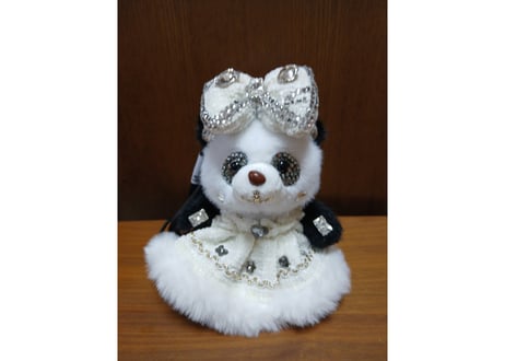 おしゃれパンダペアセット ストラップフック付き　2個入り