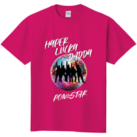 HYPER LUCKY DADDY Tシャツ（MIRROR BALL - ピンク）