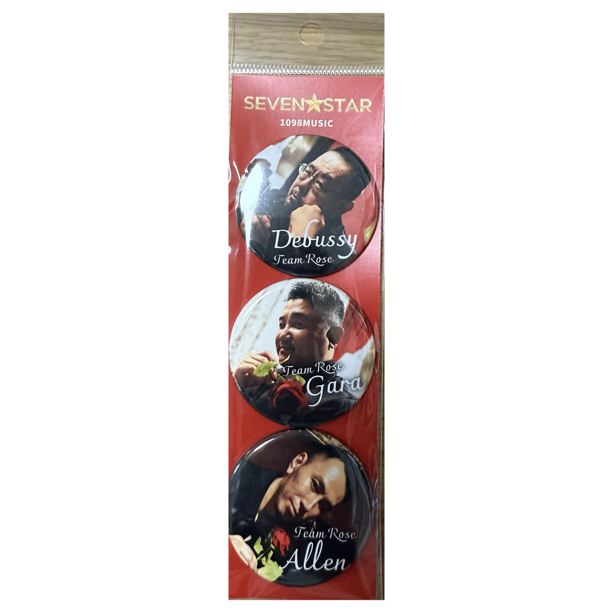 SEVEN☆STAR 公式缶バッジ type C : Teamローズ | ちくわフィルムオンラ