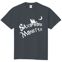 SAXOPHONE MONSTER Tシャツ（BIG MONSTER - デニム）