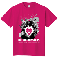 ULTRA MONSTERS Tシャツver.3（ピンク） JAPAN LIVE TOUR 2025