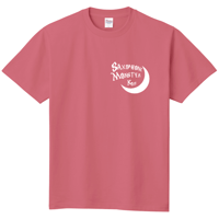 SAXOPHONE MONSTER Tシャツ（LITTLE MONSTER - コーラルピンク）