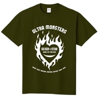 ULTRA MONSTERS Tシャツver.2（アーミーグリーン） JAPAN LIVE TOUR 2025