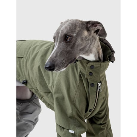 Pintuck Sleeve Jacket KHAKI