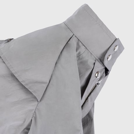 Pintuck Sleeve Jacket GRAY