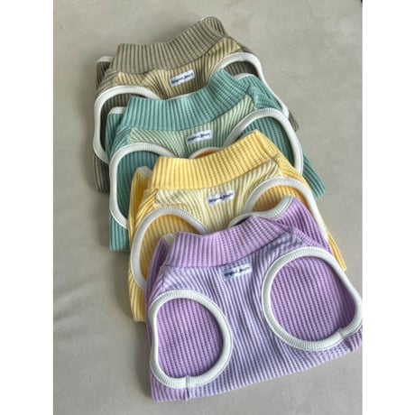 Waffle Knit 4Colors Yellow