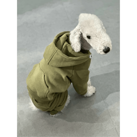 Fleece Hooded Polar All-in-One Olive