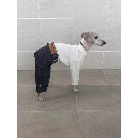 Vintage Logo Pants Long Sleeves Deep Blue Denim