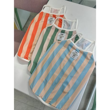 Cooling UV Blocking Stripe Camisole Orange