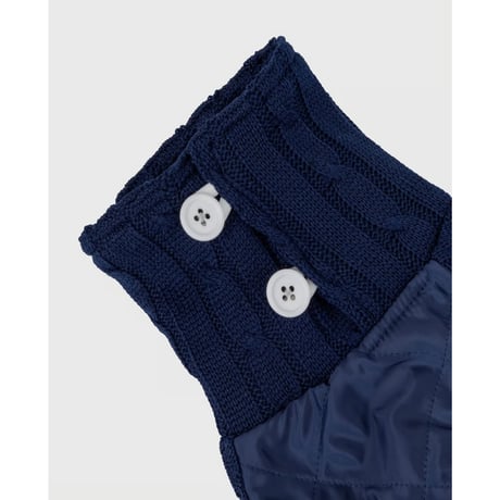 Quilting Knit Vest NAVY