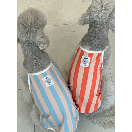 Cooling UV Blocking Stripe Camisole Orange