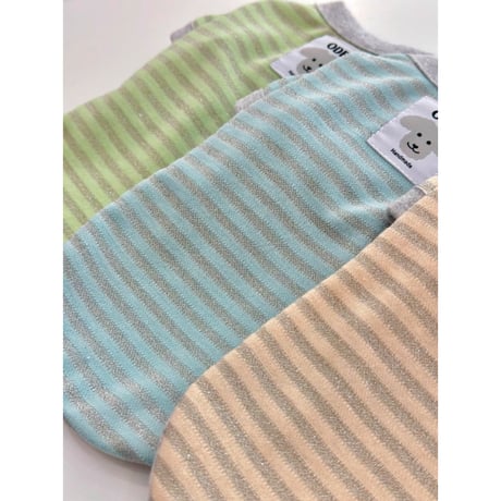 Silver Stripe Short Sleeve Tshirt Green
