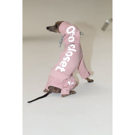 26S/S High Neck Logo All-in-One PINK