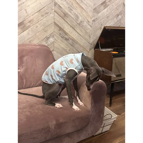 Cooling UV Blocking Heart Tank Top Blue