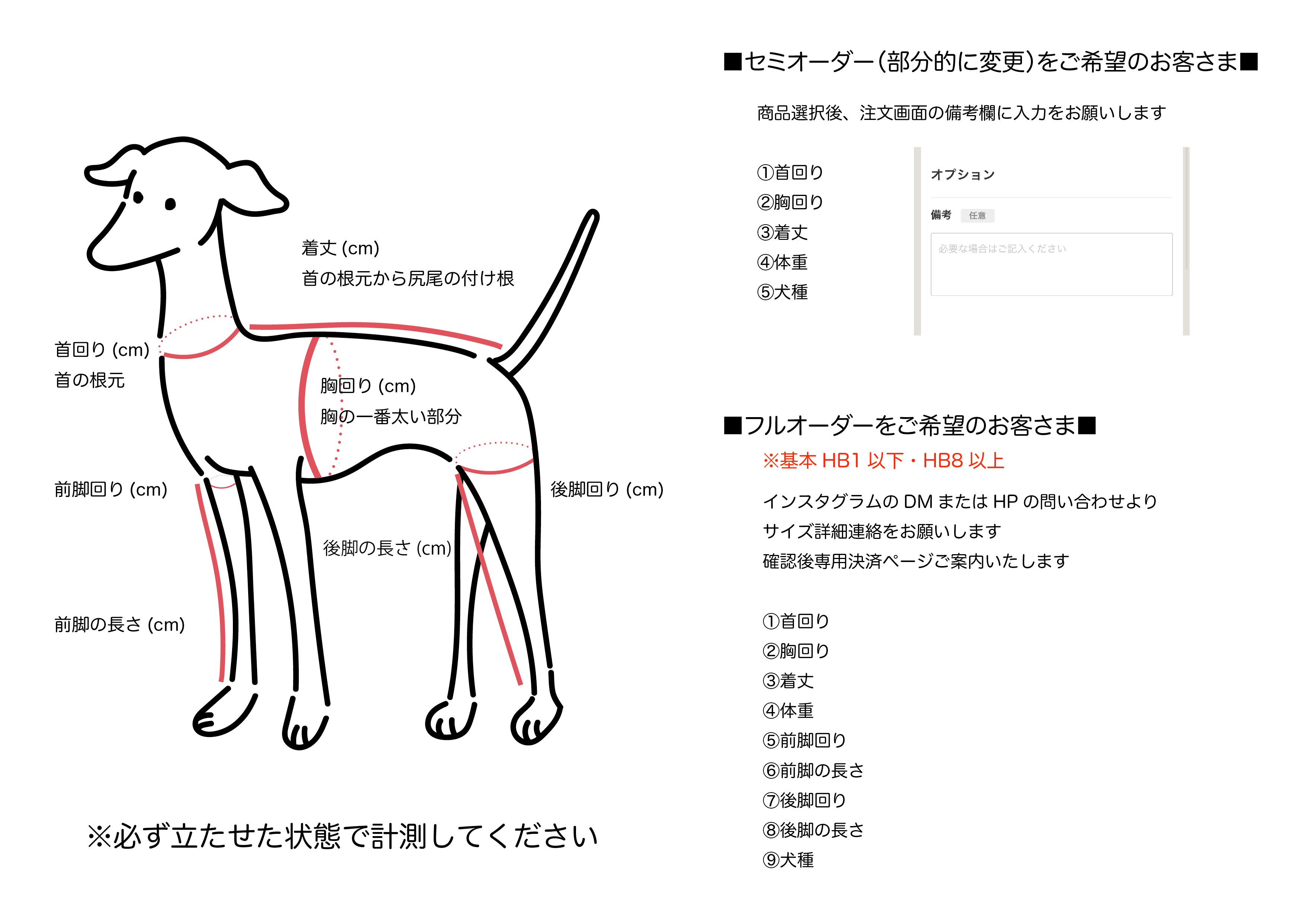 ご注文前に必ずご確認ください